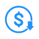 lower monthly payments and interest charges